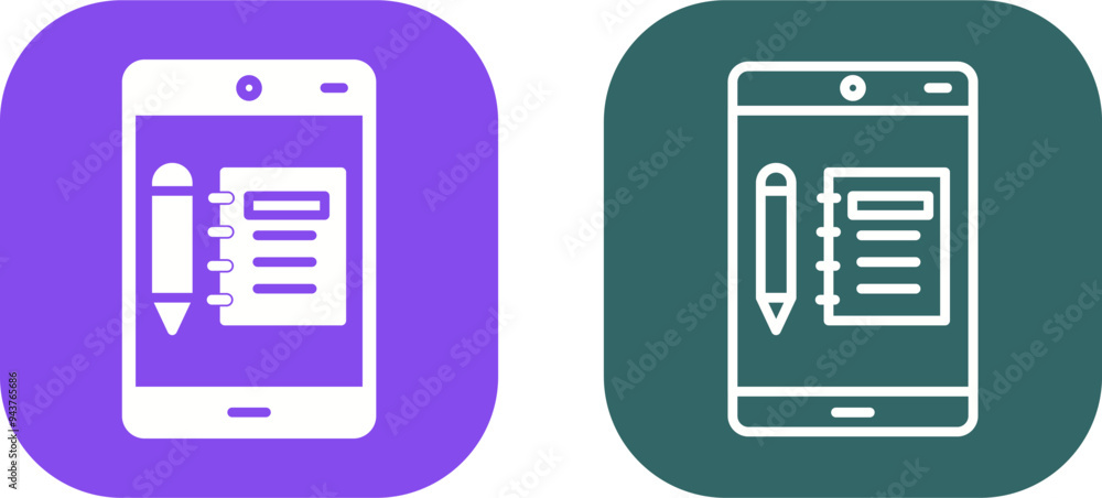 Note Vector Icon Note Vector Icon