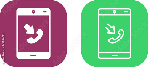 Incoming Call Vector Icon