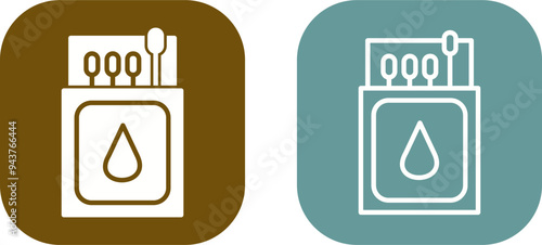 Match Box Vector Icon