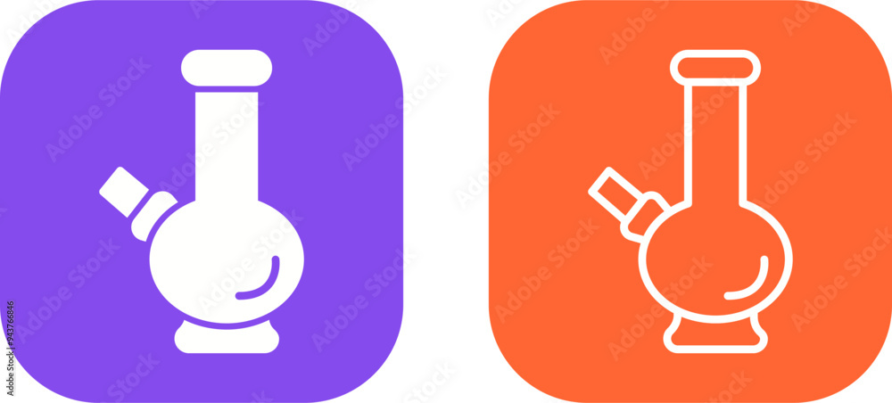 Bong Vector Icon Bong Vector Icon