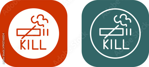 Smoking Kills Vector Icon