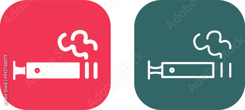 Electronic Cigarette Vector Icon