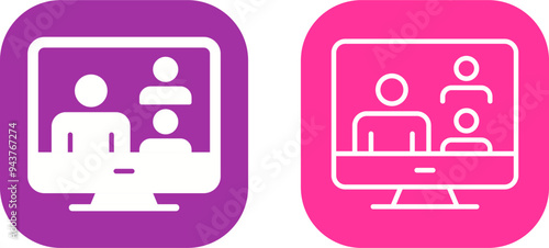 Videocall Vector Icon