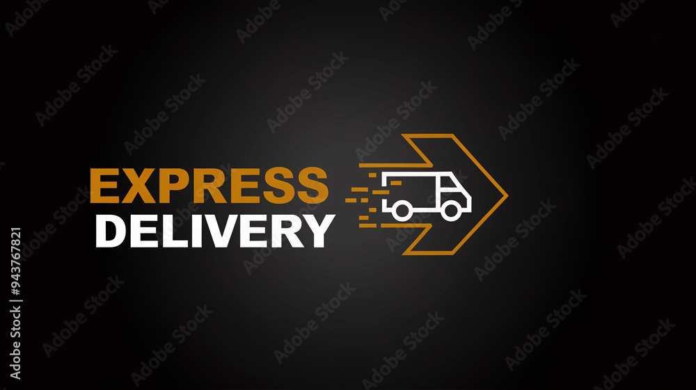 Fototapeta premium Express Delivery