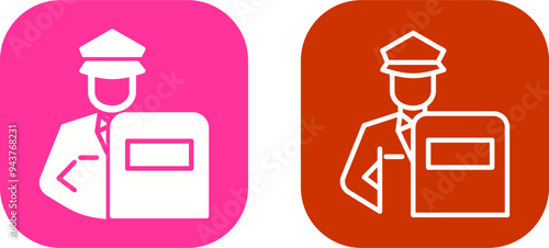 Riot Police Vector Icon