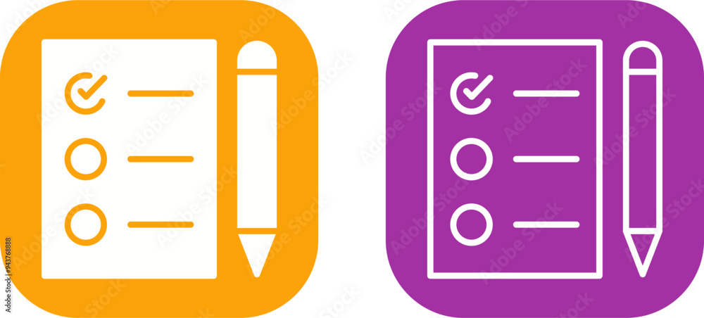 Task List Vector Icon Task List Vector Icon