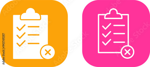 Rejected Vector Icon