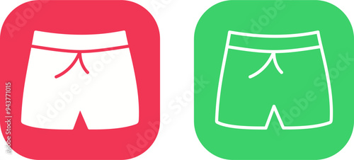 Swim Suit Vector Icon