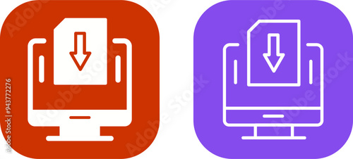 Down Vector Icon