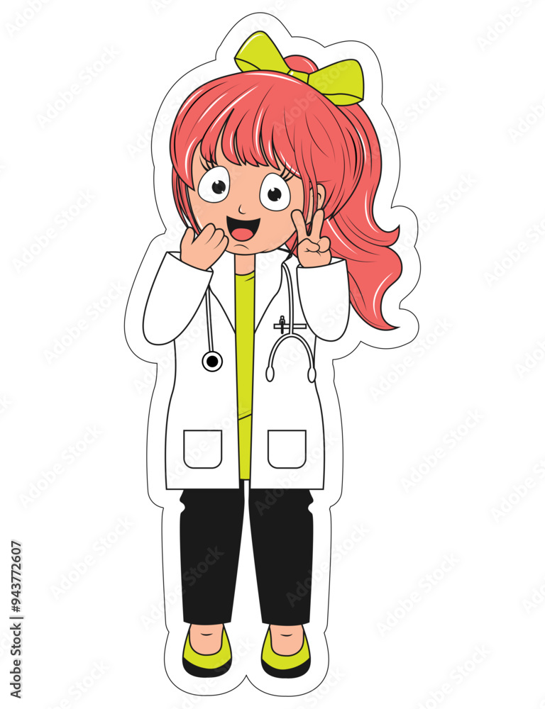 Little Doctor Cartoon Little Doctor Cartoon