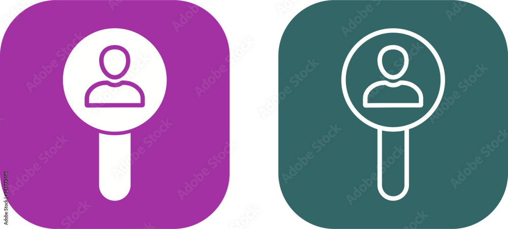Search User Vector Icon Search User Vector Icon