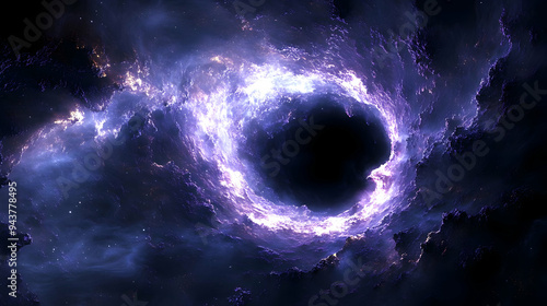 A swirling vortex of purple...