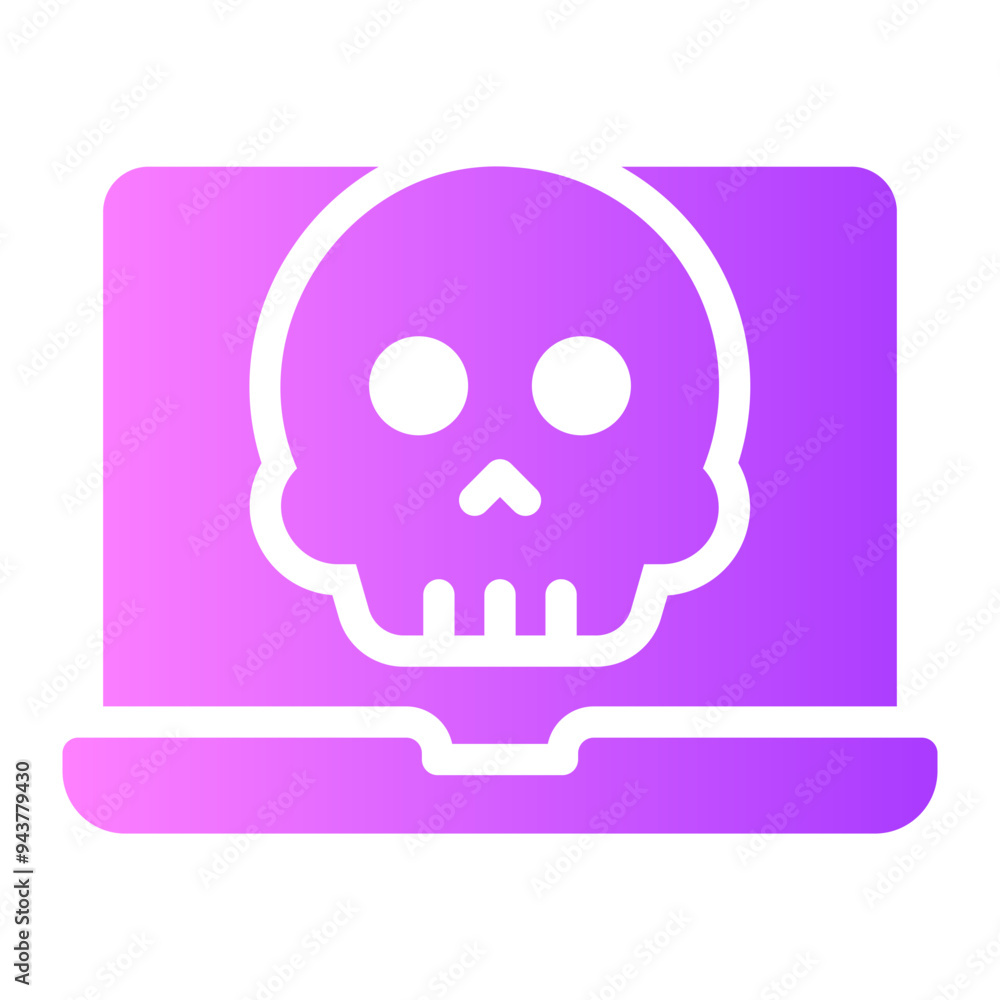 hacking gradient icon hacking gradient icon