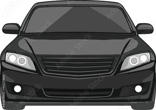 mini Bus silhouette vector Design automobile 