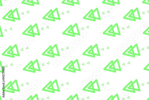 Free Download seamless pattern with shapes, pattern with shapes, pattern with arrows, pattern with figures, pattern with triangle, white background with green triangle, pattern background, green background, green - GFXLoad
