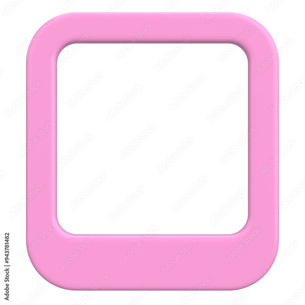 Profile box. Social media profile. 3D illustration. Profile box. Social media profile. 3D illustration.