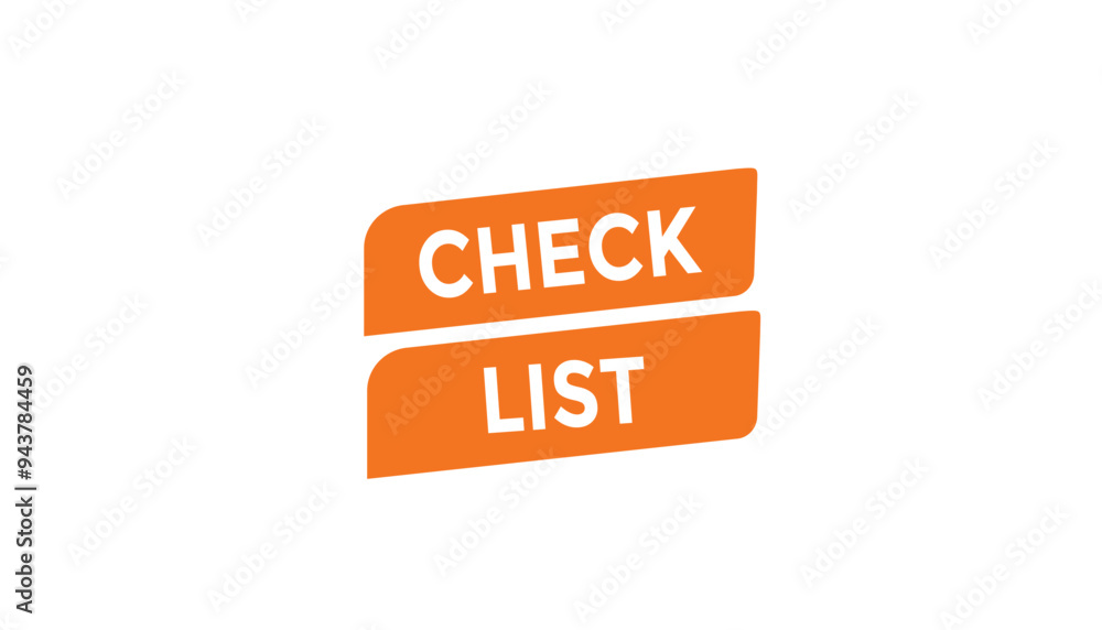 Check list button web banner templates. Vector Illustration Check list button web banner templates. Vector Illustration