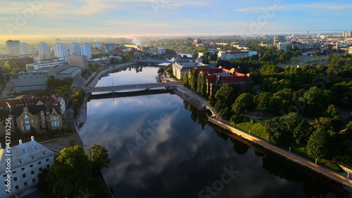 Wallpaper Mural city Europe beautiful top view aerial photography of Wroclaw Poland Torontodigital.ca
