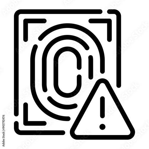 alert line icon