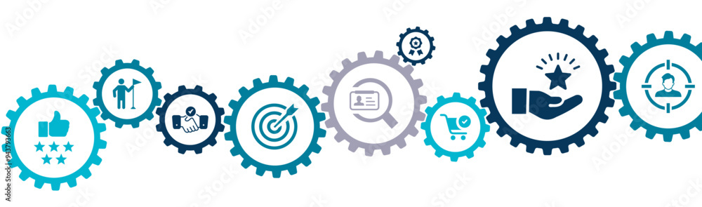 Personalization Marketing banner vector illustration with the icons of premium product, services, best quality, target customer, special, limited, exclusive, VIP, made to order on white background. Personalization Marketing banner vector illustration with the icons of premium product, services, best quality, target customer, special, limited, exclusive, VIP, made to order on white background.