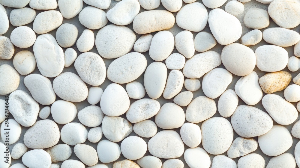 A seamless pattern of white pebbles forming a circle, with each stone meticulously placed to create a harmonious design. A seamless pattern of white pebbles forming a circle, with each stone meticulously placed to create a harmonious design.