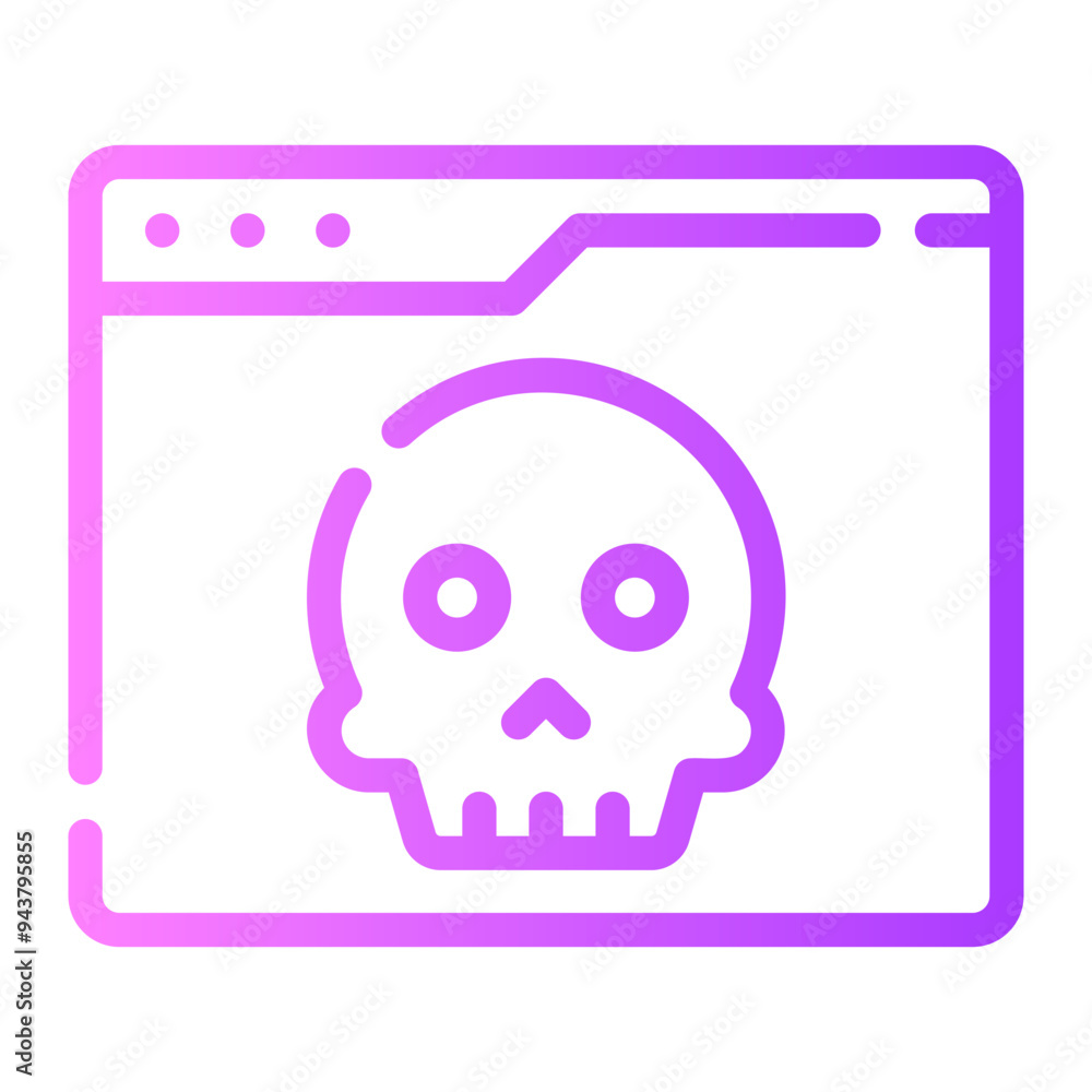 hacking gradient icon hacking gradient icon
