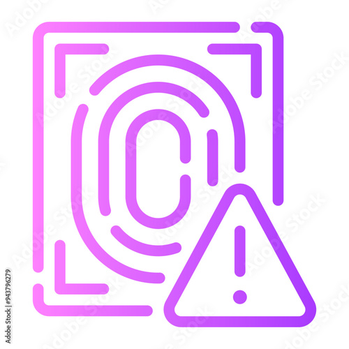 alert gradient icon