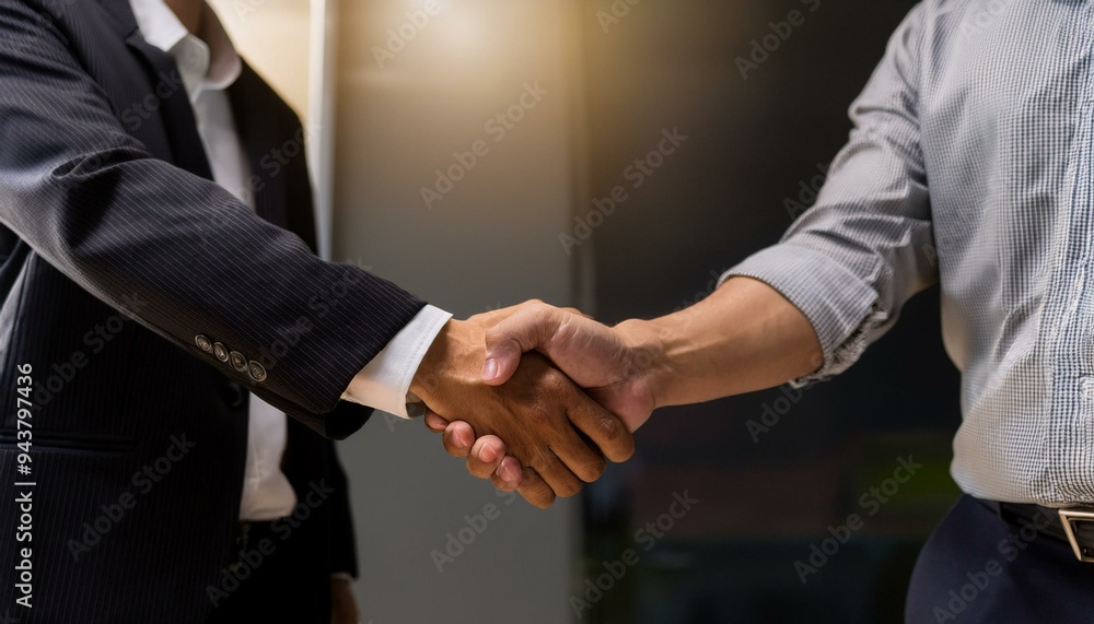 Fototapeta premium business people shaking hands
