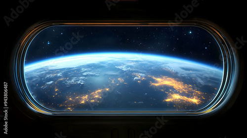 A view of Earth from space,...