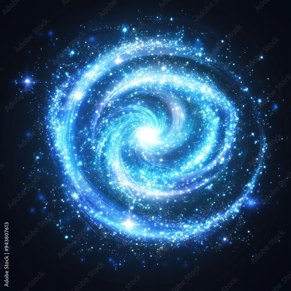 Blue light vortex with shimmering sparkles and magical energy swirls, floating on a transparent backdrop. Blue light vortex with shimmering sparkles and magical energy swirls, floating on a transparent backdrop.