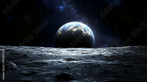 A view of Earth from the su...