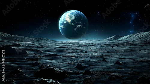 A view of Earth from the su...