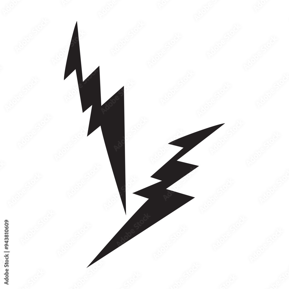 Flash lightning bolt icon. Electric power symbol. Power energy sign, vector illustration, Easily editable Flash lightning bolt icon. Electric power symbol. Power energy sign, vector illustration, Easily editable