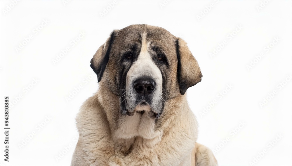Anatolian Shepherd dog on a white background Anatolian Shepherd dog on a white background