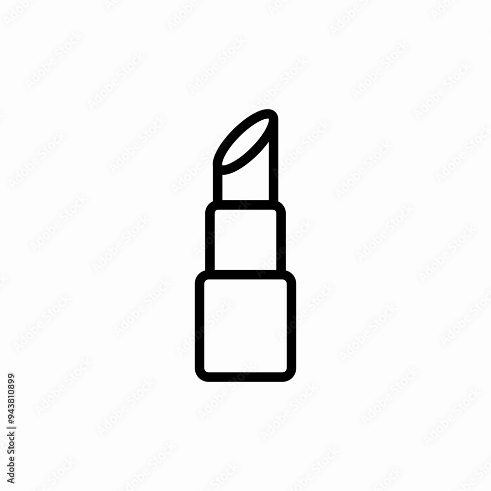 lipstick makeup cosmetics icon vector lipstick makeup cosmetics icon vector