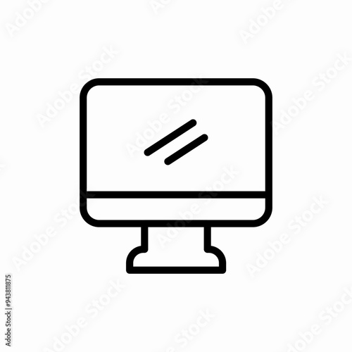 computer pc device icon sign