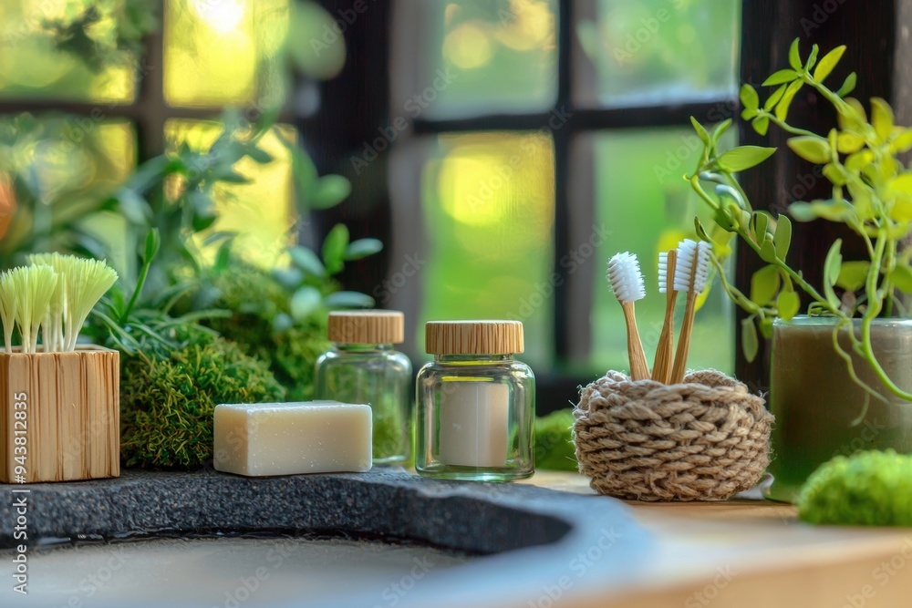 Serene HO Scale Miniature Bathroom Scene with Emphasis on Details Serene HO Scale Miniature Bathroom Scene with Emphasis on Details