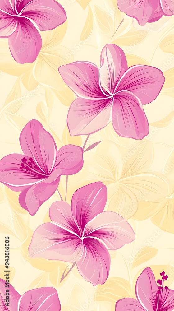 Fruits, Florals, Shapes, Pink and Yellow, Abstract Image, Texture, Pattern Background, Wallpaper, Smartphone Cover and Screen, Cell Phone, Computer, Laptop, 9:16 and 16:9 Format Fruits, Florals, Shapes, Pink and Yellow, Abstract Image, Texture, Pattern Background, Wallpaper, Smartphone Cover and Screen, Cell Phone, Computer, Laptop, 9:16 and 16:9 Format