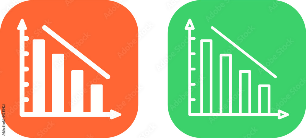 Descending bar Vector Icon Descending bar Vector Icon