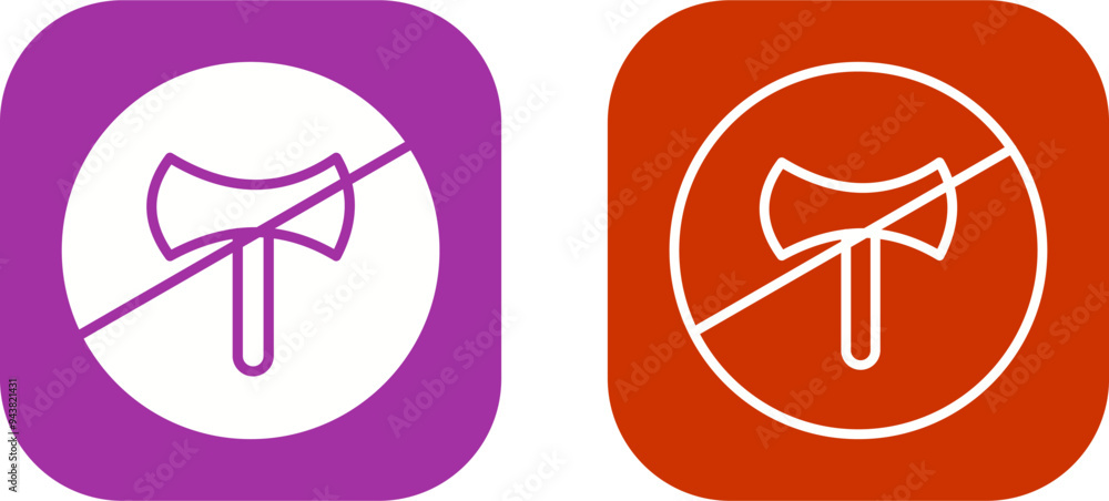 No Weapons Vector Icon No Weapons Vector Icon