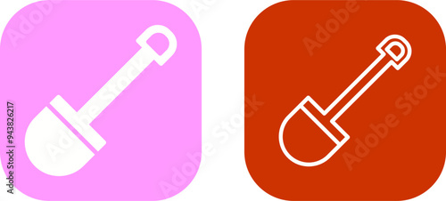 Hand Shovel Vector Icon