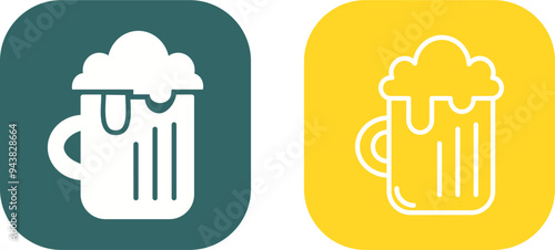 Pint of Beer Vector Icon
