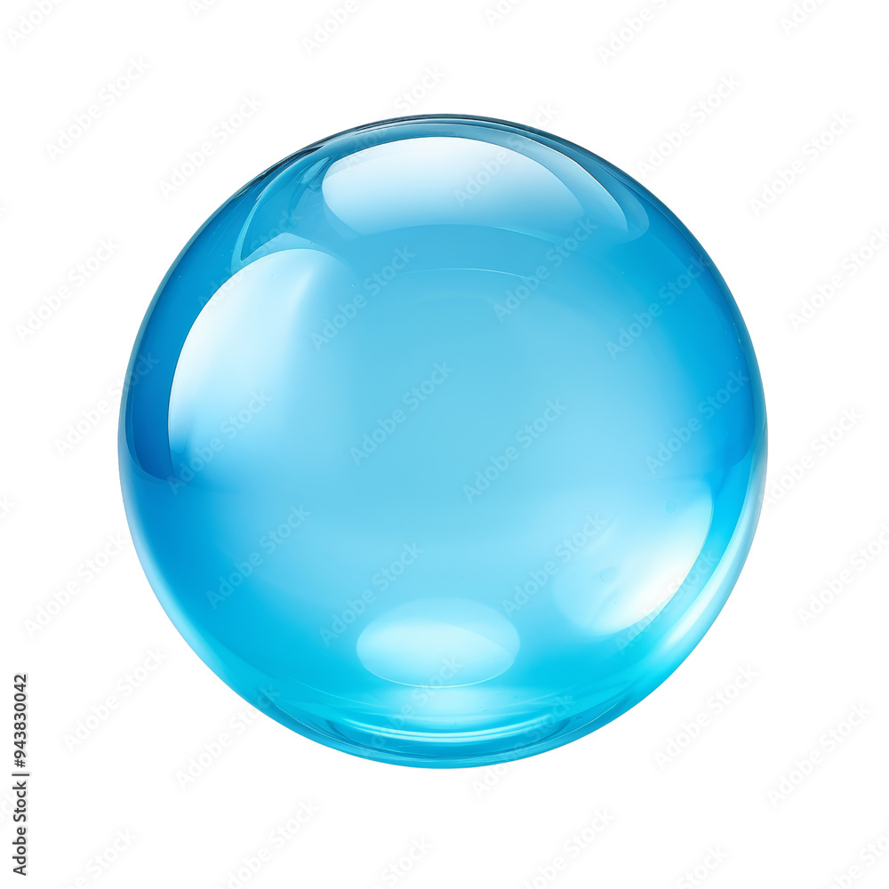 blue bubble sphere isolated on transparent background cutout blue bubble sphere isolated on transparent background cutout
