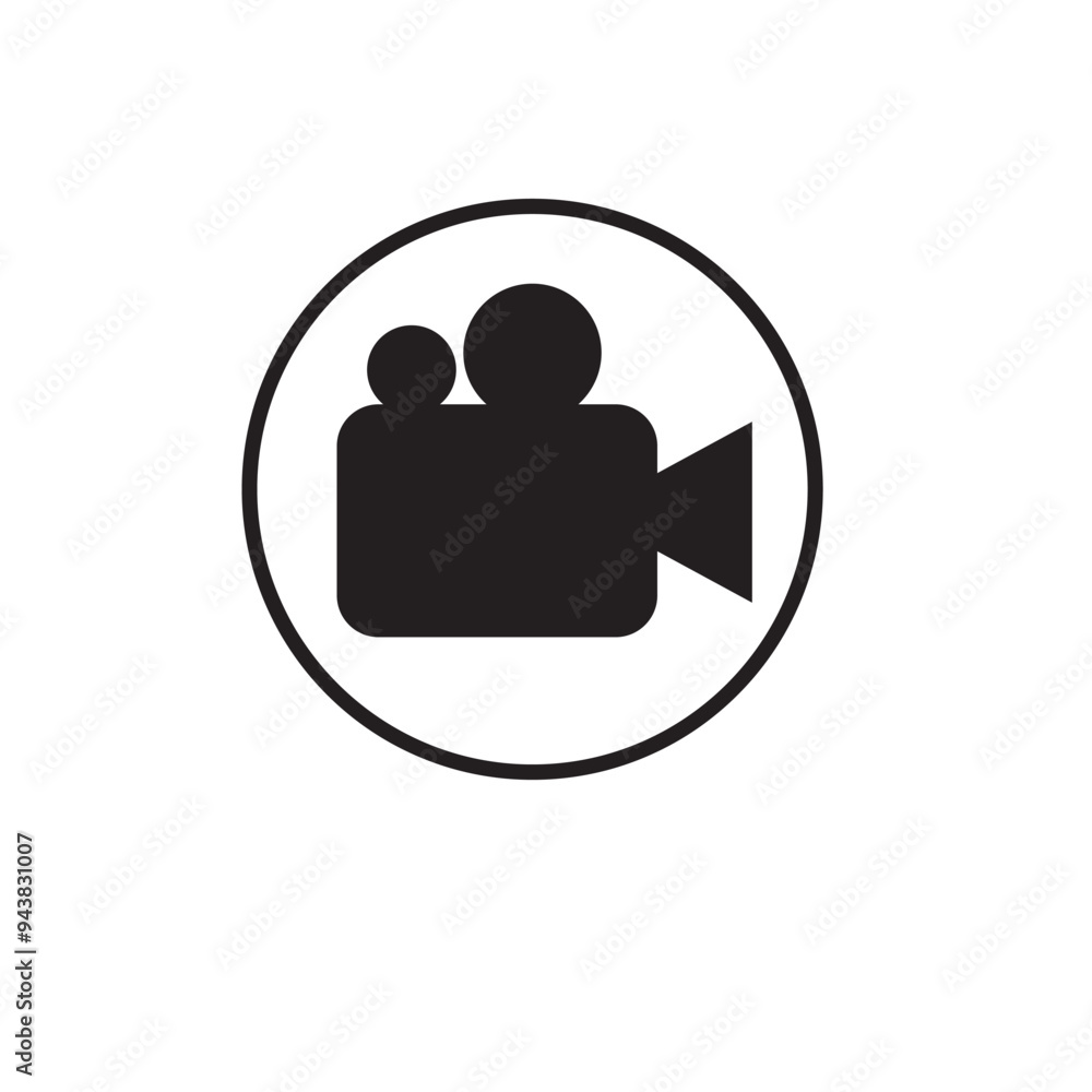 camera icon. video camera symbol. movie sign vector camera icon. video camera symbol. movie sign vector