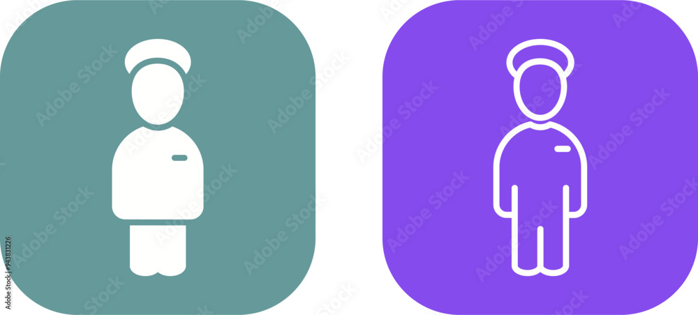 Standing Vector Icon Standing Vector Icon