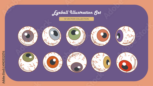 Eyeball Illustration Set