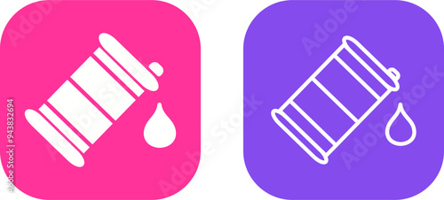 Oil Barrel Vector Icon