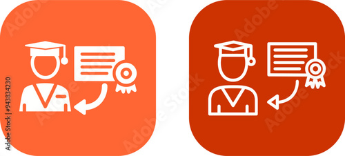 Receiving Degree Vector Icon