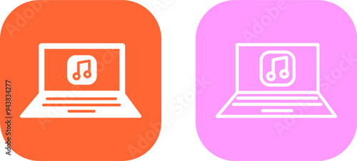 Play Music Vector Icon
