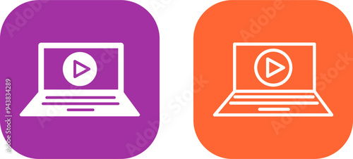 Play Video Vector Icon